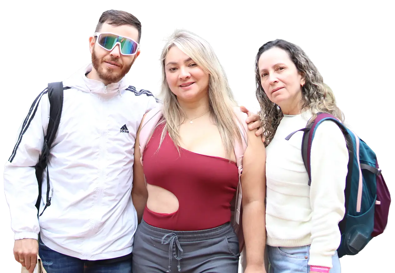 tres personas